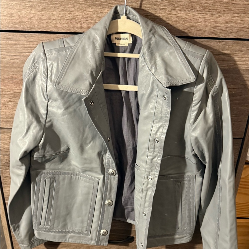 Zadig & Voltaire
Litchi Cuir Lisse Leather Jacket